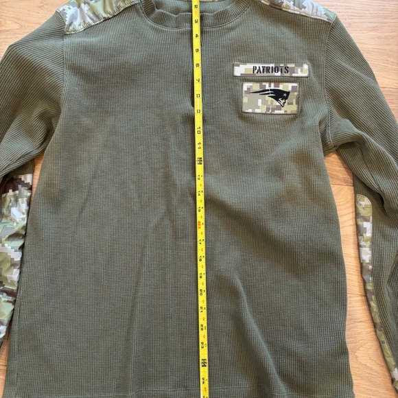 Men's Size M Nike Olive New England Patriots Salute To Service Long Slee… - Picture 12 of 14